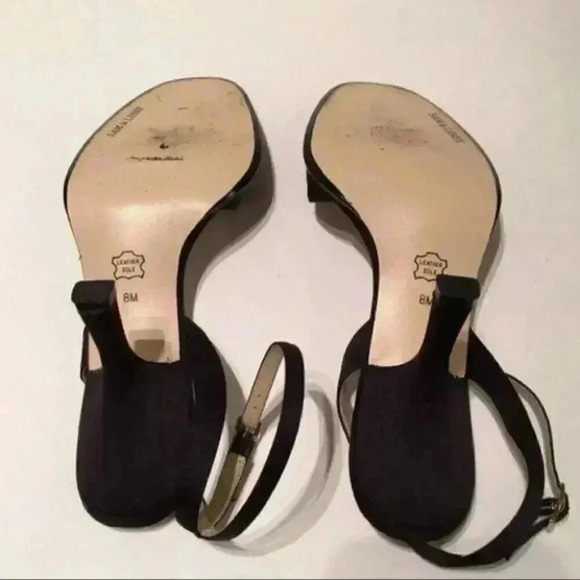 Sam And Libby Heels sz 8 Ankle Strap Leather Sole 90s y2k vintage party formal - Picture 4 of 8